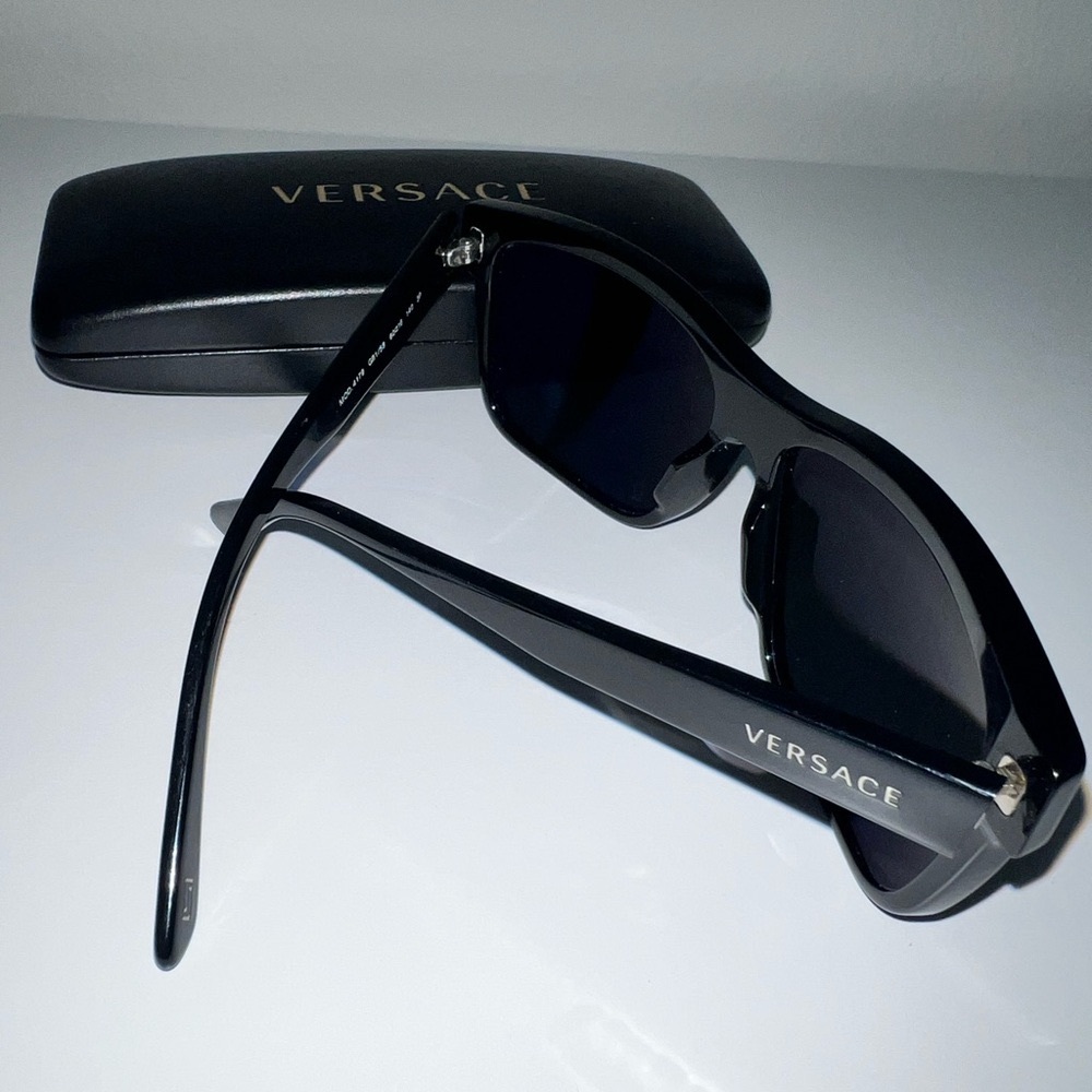 VERSACE BLACK DARK SUNGLASSES